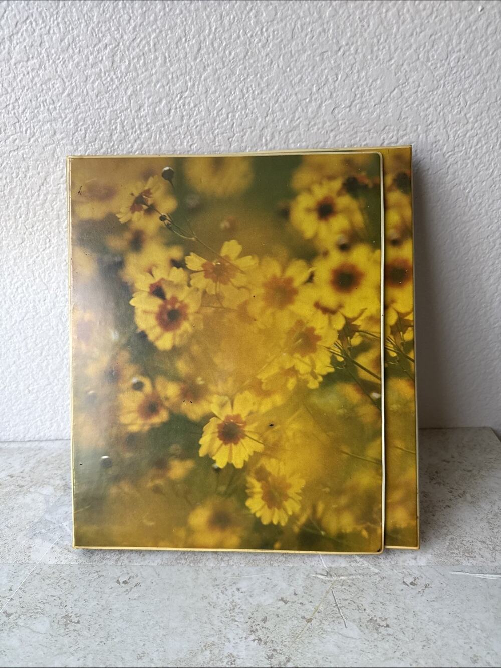 VTG Flower School Binder 1970s Used